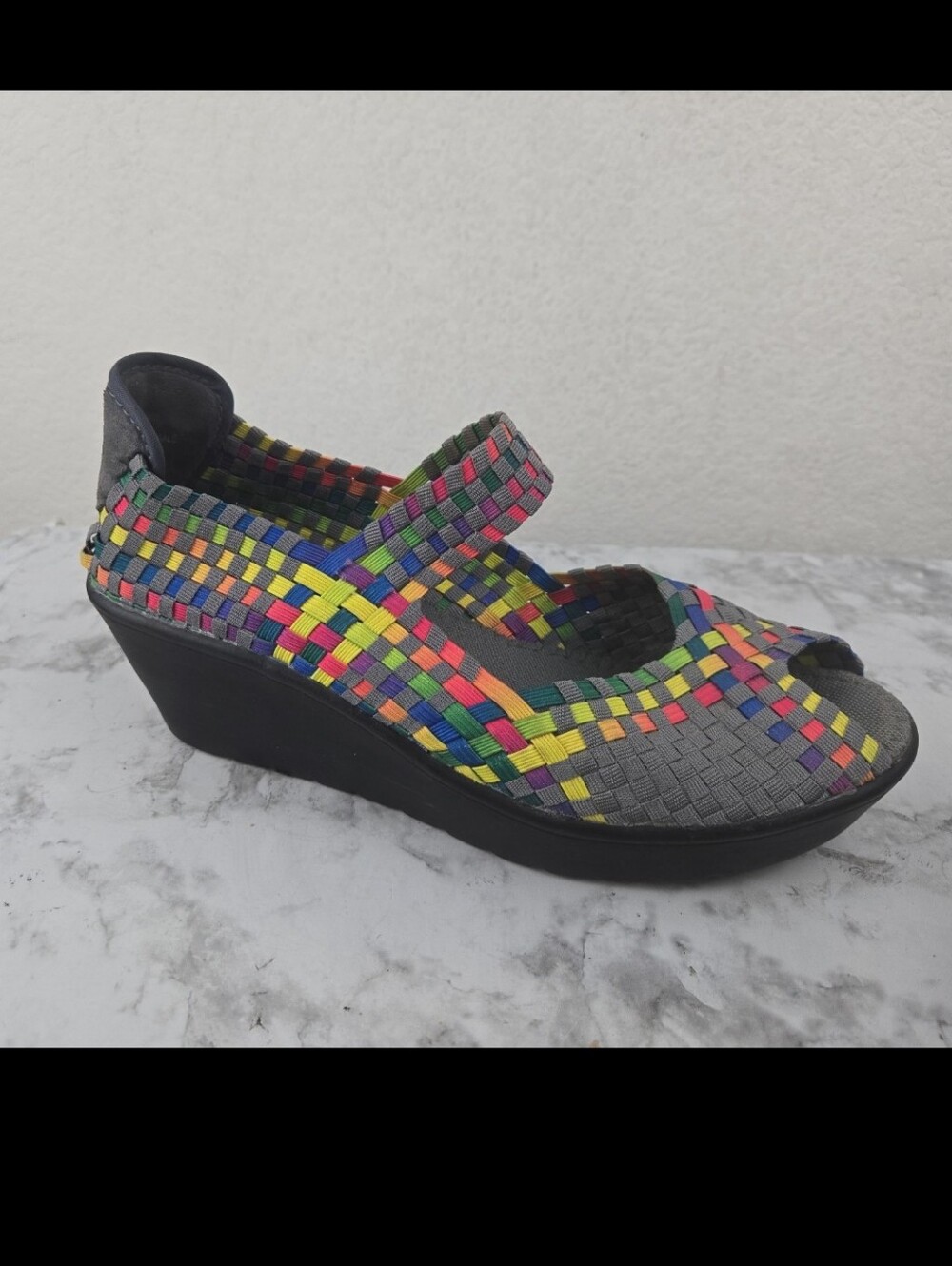 Steven By Steve Madden Mary Jane Shoes Size 8.5 Woven